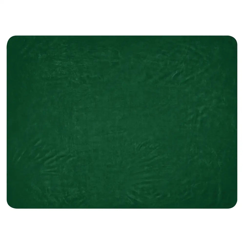 Tapis vert foncé texturé en sherpa avec surface légèrement froissée pour une couverture douillette