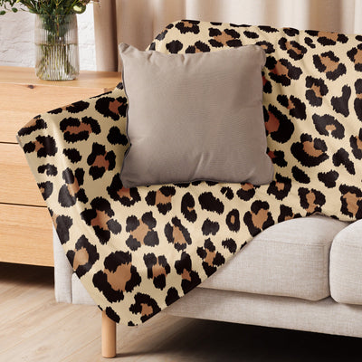 Leopard Print Sherpa Blanket